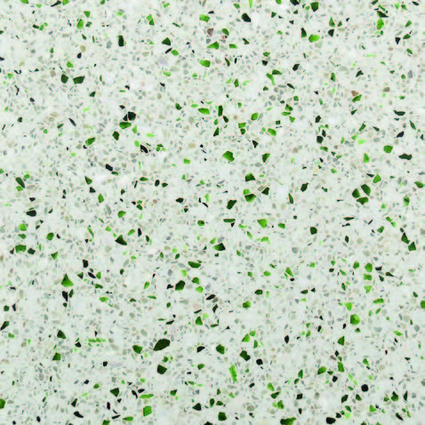 SA-968 glass aggregate terrazzo tile